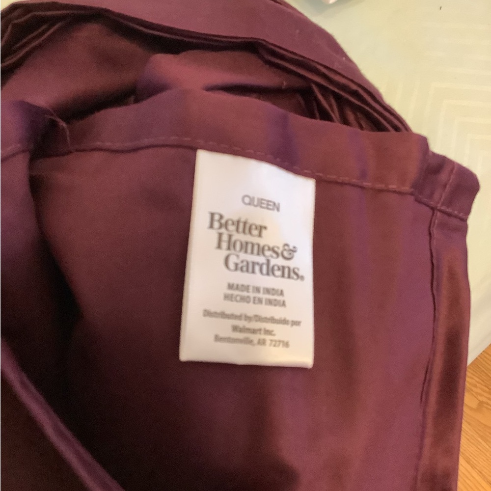 Better Homes & Gardens Queen Duvet Cover in Deep Plum